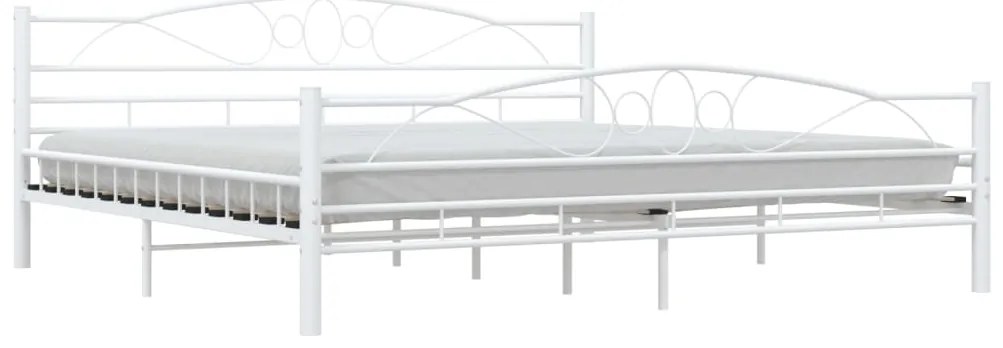 Estrutura de cama 200x200 cm metal branco