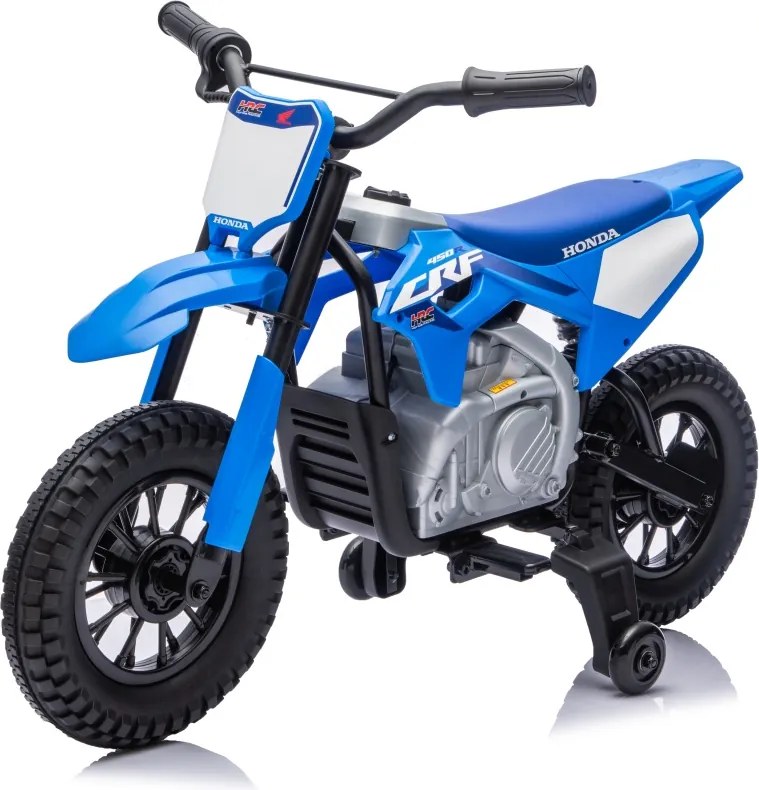 Mota eletrica bateria 12V para Crianças HONDA CFR450R Azul