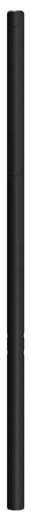 Cabeceira de cama 180 cm metal preto