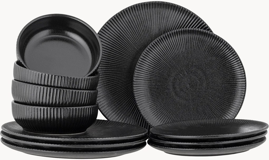 Conjunto de loiça Neri, 4 pessoas, conjunto de 12