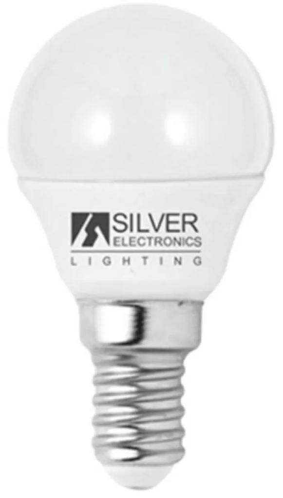 Lâmpada LED esférica Silver Electronics Eco E14 5W Luz branca - 3000K