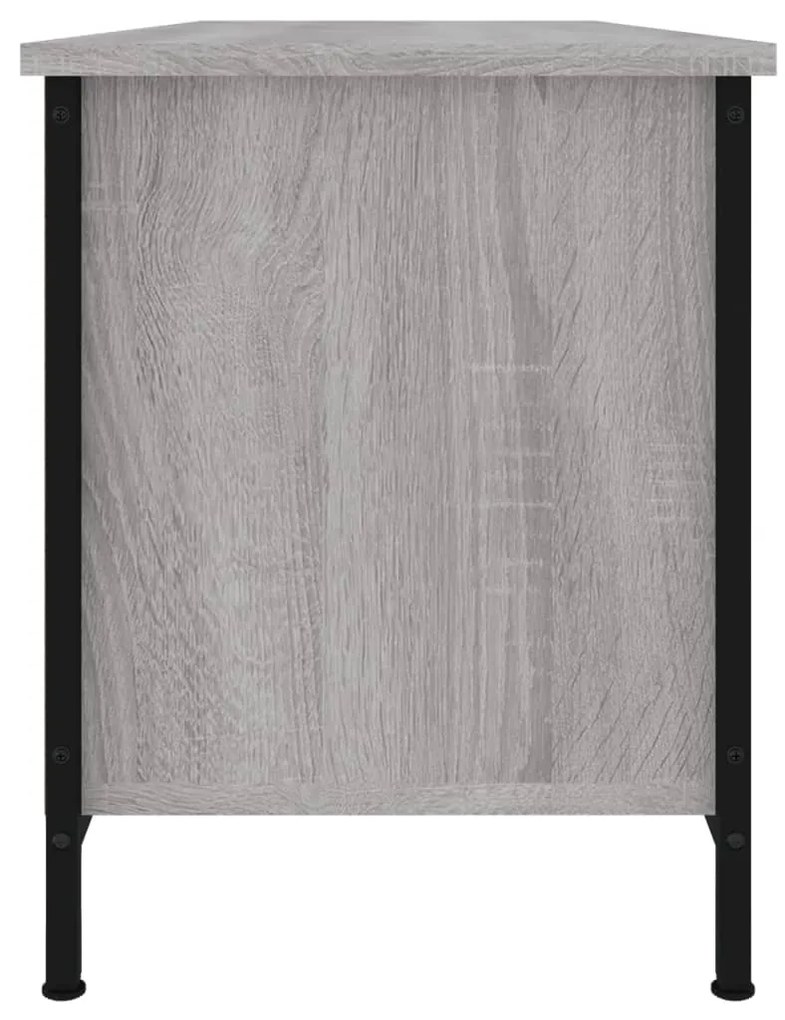 Móvel de TV 102x35x45 cm derivados de madeira cinzento sonoma