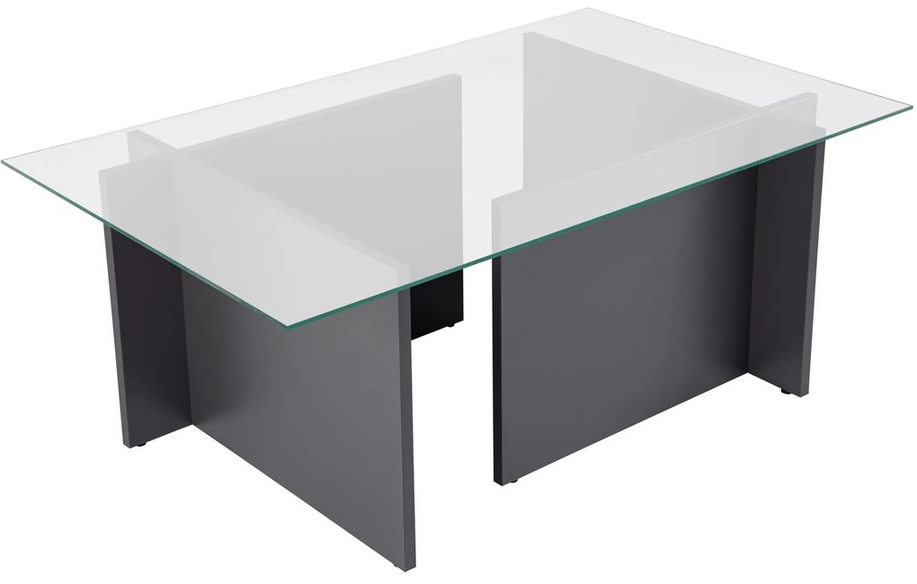 Mesa de Café Vetrino – Antracite – 105x40x65 cm