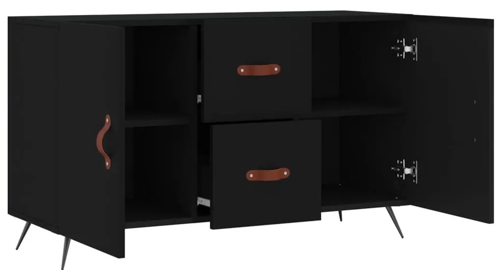 Aparador 100x36x60 cm derivados de madeira preto