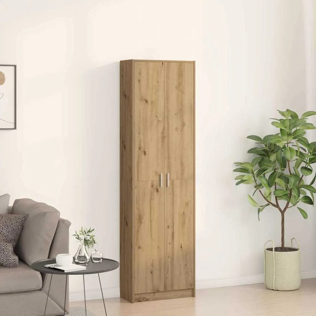 Guarda-roupa Carvalho Artisan 55x25x189 cm Madeira Engenharia