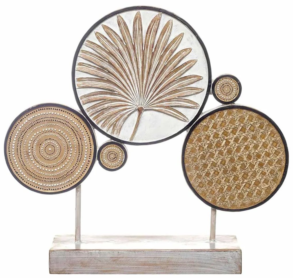 Peça Decorativa | Círculos | 42x10.5x40CM