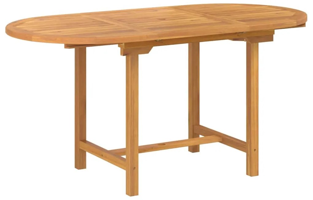 Conjunto de Jantar para o Jardim com 5 peças em Madeira Sólida de Teak