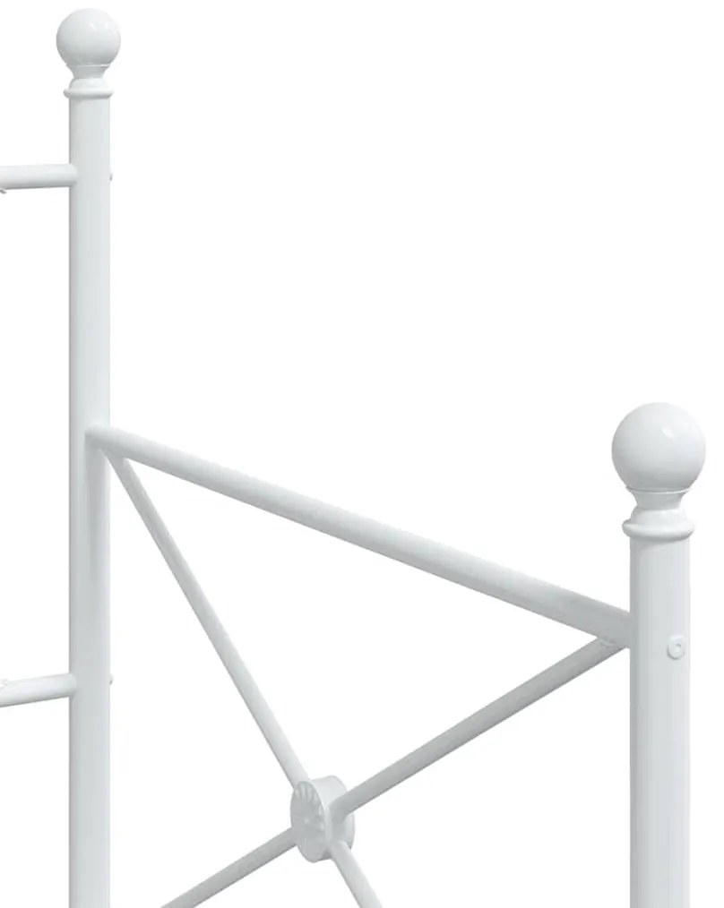 Cama de Dia sem Colchão 90x190 cm aço branco