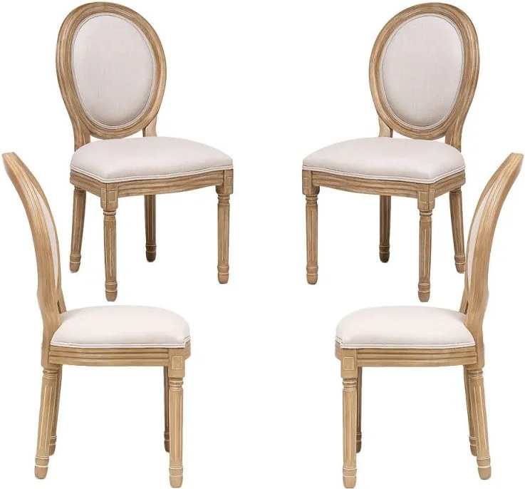 Pack 4 Cadeiras Palace - Taupe
