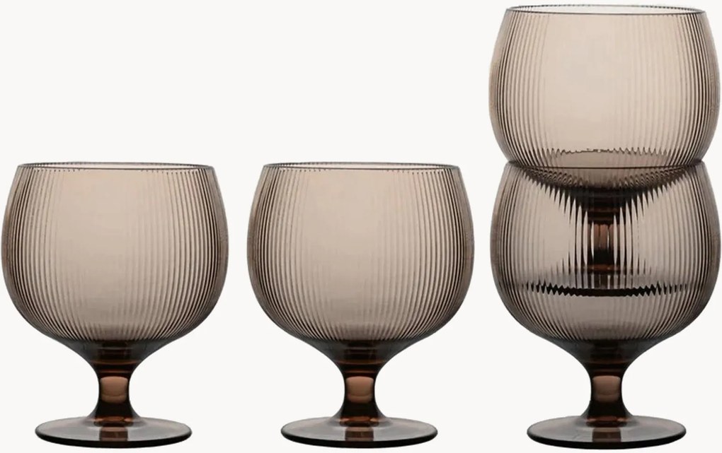 Copos de vinho Billi, conjunto de 4