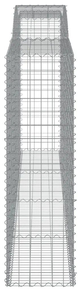 Cestos gabião arqueados 5pcs 400x50x160/180cm ferro galvanizado