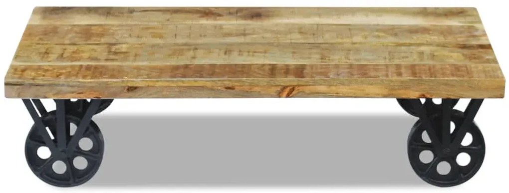 Mesa de centro madeira de mangueira 120 x 60 x 30 cm