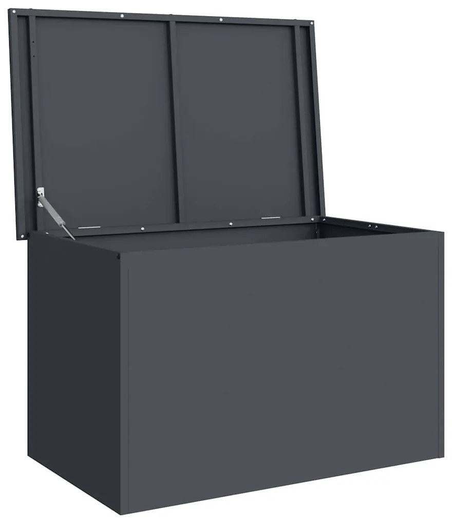 Caixa de Armazenamento Externa Antracite 80 x 50.5 x 50 cm
