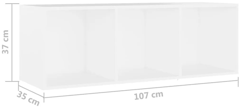 3 pcs conjunto de móveis para TV contraplacado branco