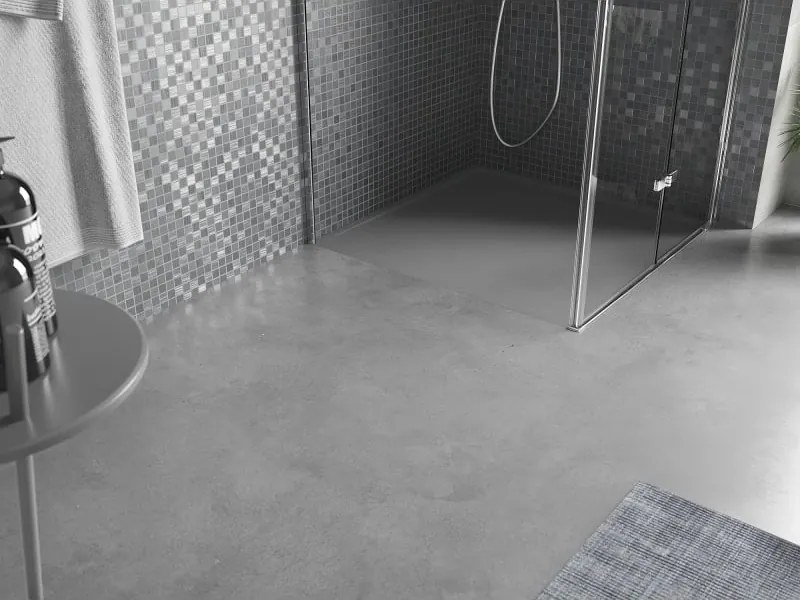 Mexen Amon base de duche quadrada SMC 90 x 90 cm, cinza - 4F619090
