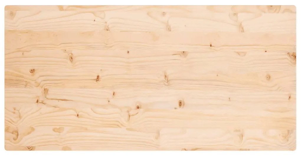 Tampo de mesa retangular 110x55x2,5 cm pinho maciço