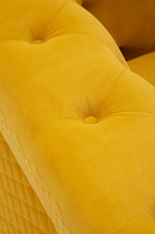 POLTRONA EMY MOSTARDA COM ALMOFADA 104X83X76 CM