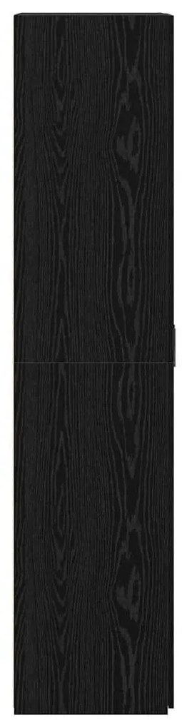 Highboard Carvalho Preto 70x42.5x185 cm Madeira Engenharia