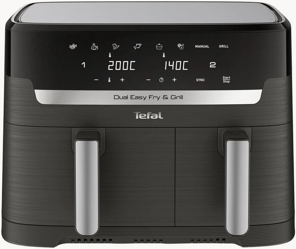 Fritadeira de ar quente Dual Easy Fry & Grill