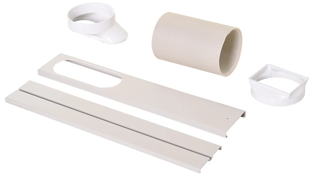 HOMCOM Ar Condicionado Portátil 9000BTU 3 em 1 Refrigerador Ventoinha e Desumidificador com Temporizador Controlo Remoto Potência 1003W Silencioso 35,4x33,8x69,8cm Branco