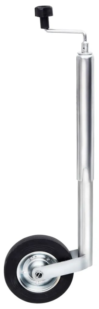 vidaXL Roda jockey para reboque 48 mm aço galvanizado
