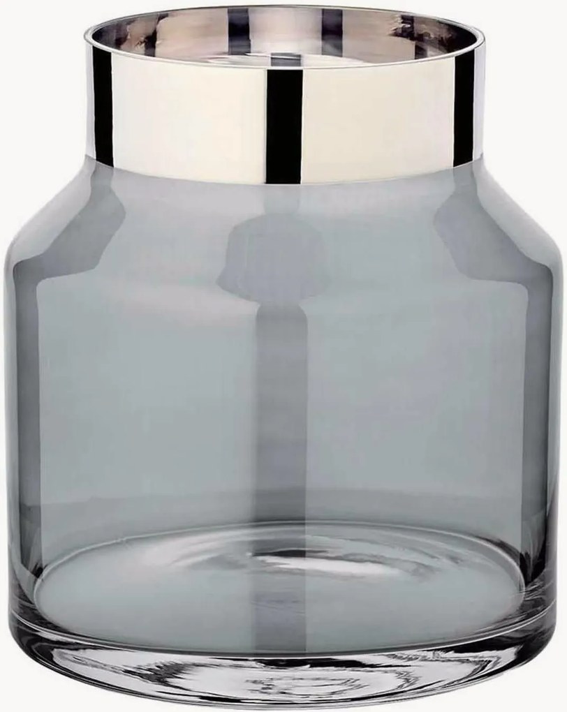 Jarra em vidro de cristal artesanal Gabi, Alt 30 cm