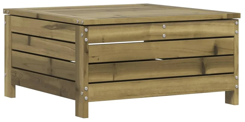 8 pcs conjunto sofás de jardim madeira de pinho impregnada