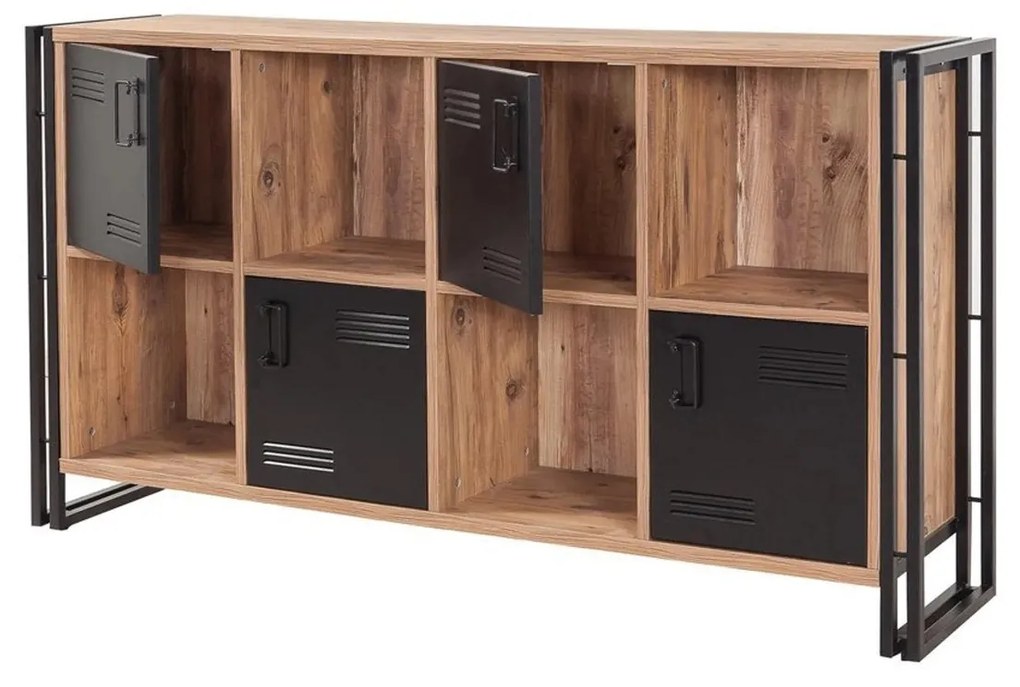 Conjunto de Mobiliário de Sala de Estar Cosmo – Pinho Atlântico e Pret