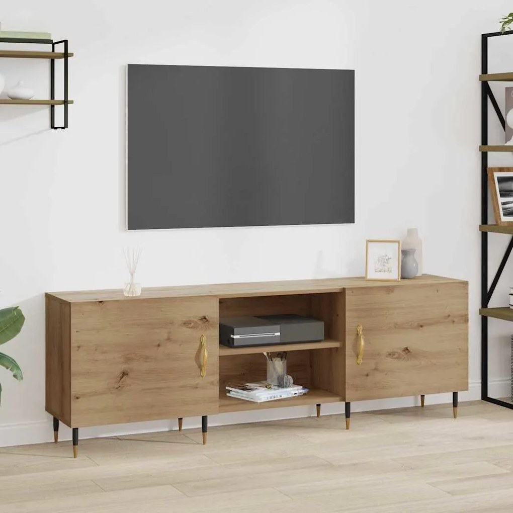 vidaXL Gabinete para TV carvalho artisiano 150 x 30 x 50 cm