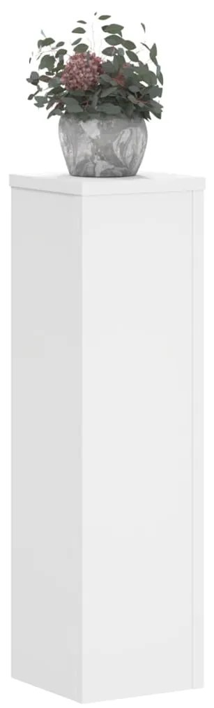 Suportes p/ plantas 2 pcs 17x17x60 cm derivados madeira branco