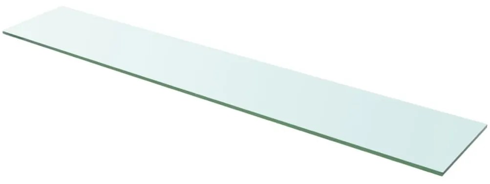 Prateleira de vidro 110x20 cm transparente