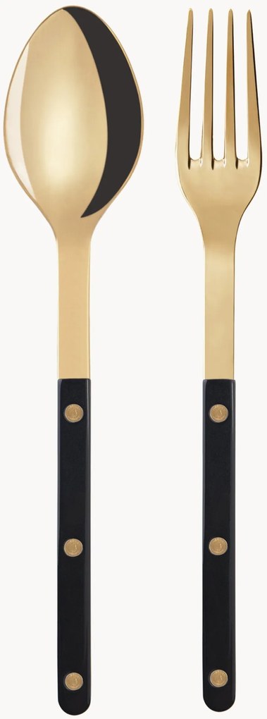 Talheres de salada em aço inoxidável Bistrot