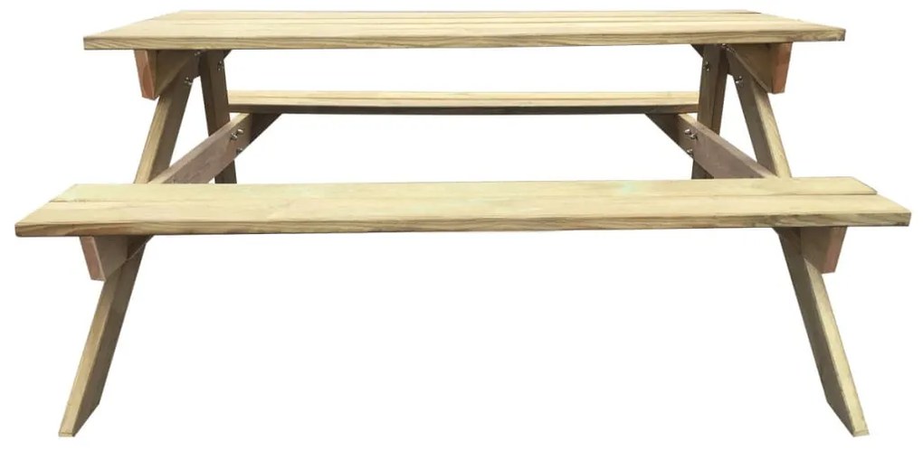 Mesa de piquenique 150x135x71,5 cm madeira
