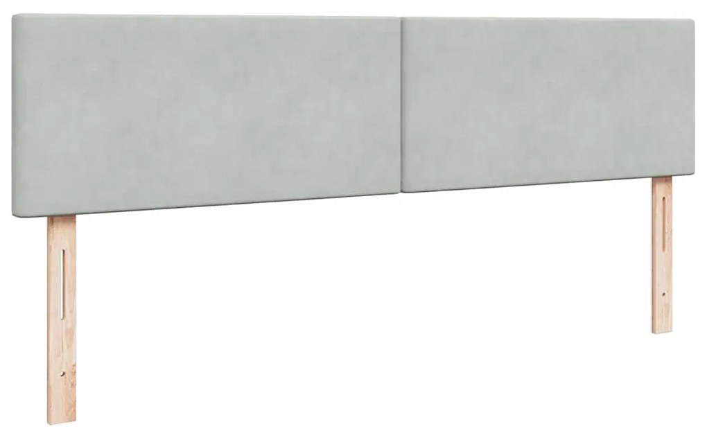 Estrutura de cama otomana com colchão 200x200 cm cinzento claro