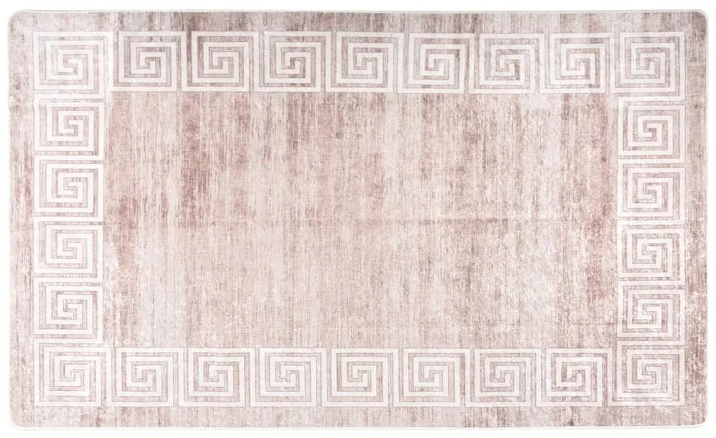 Tapete lavável antiderrapante 120x180 cm bege