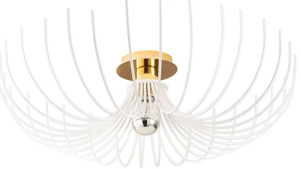 Candeeiro de Teto Aspendos – Branco – Diâmetro 56 cm