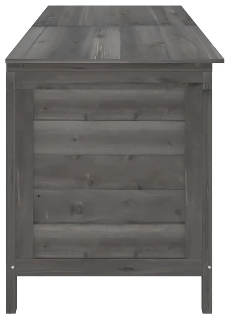 Caixa arrumação p/jardim 198,5x50x56,5cm abeto maciço antracite