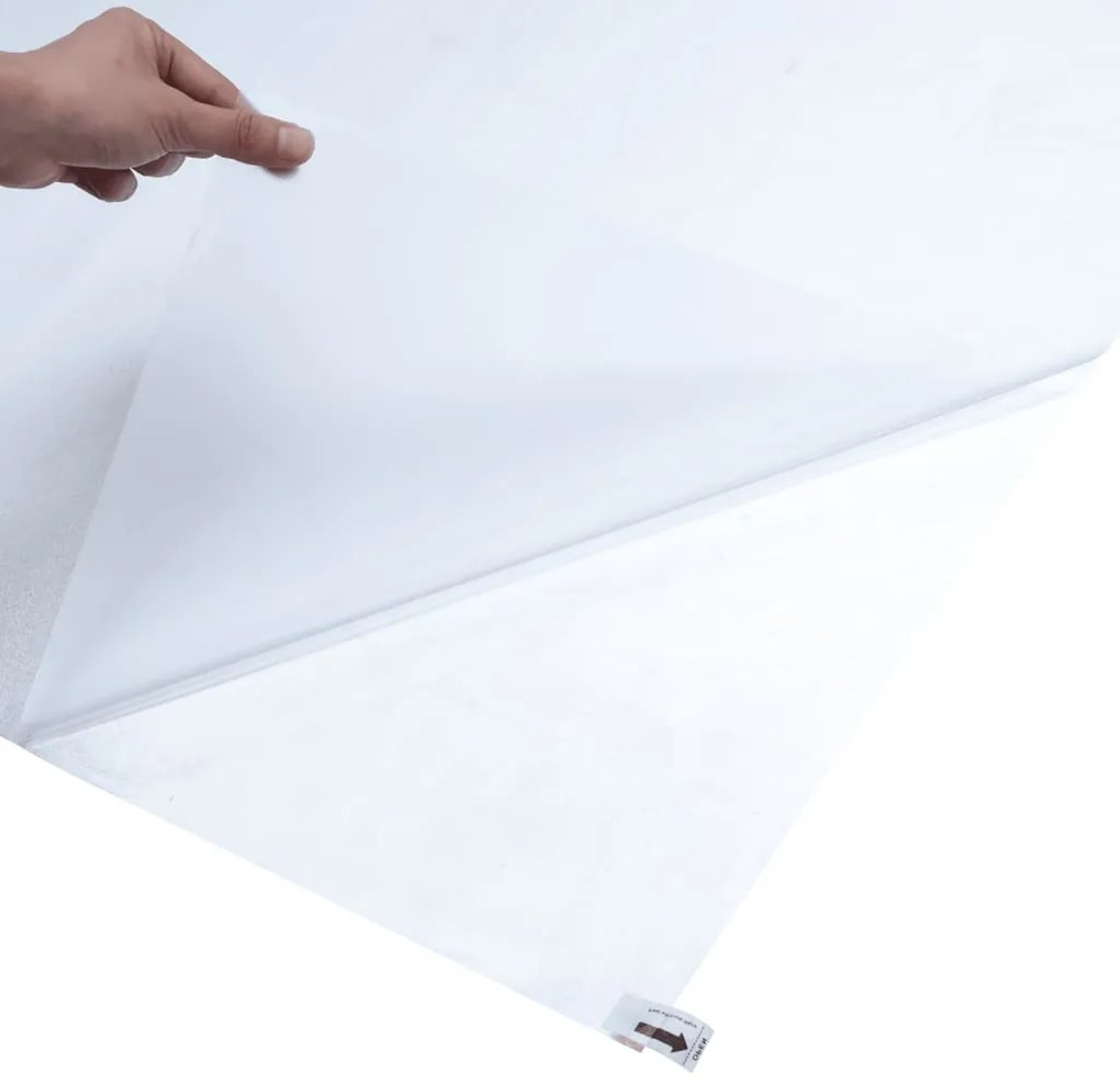Películas janela estática 5 pcs PVC cinza transparente fosco