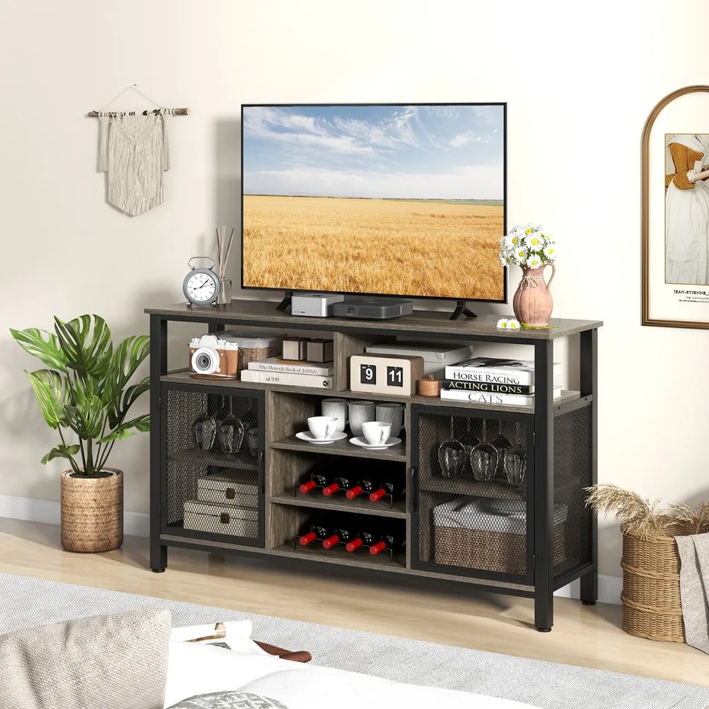 Mesa de centro de mármore sintético branco com estrutura de metal com acabamento dourado