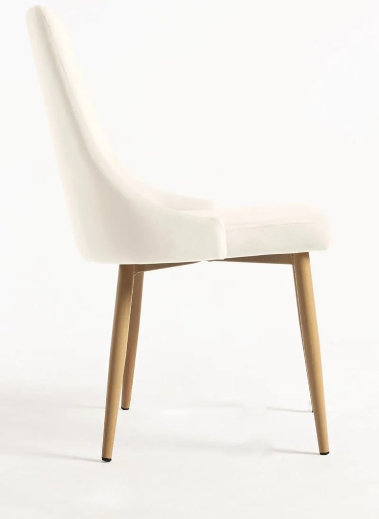 Pack 6 Cadeiras Stoik Wood - Beige