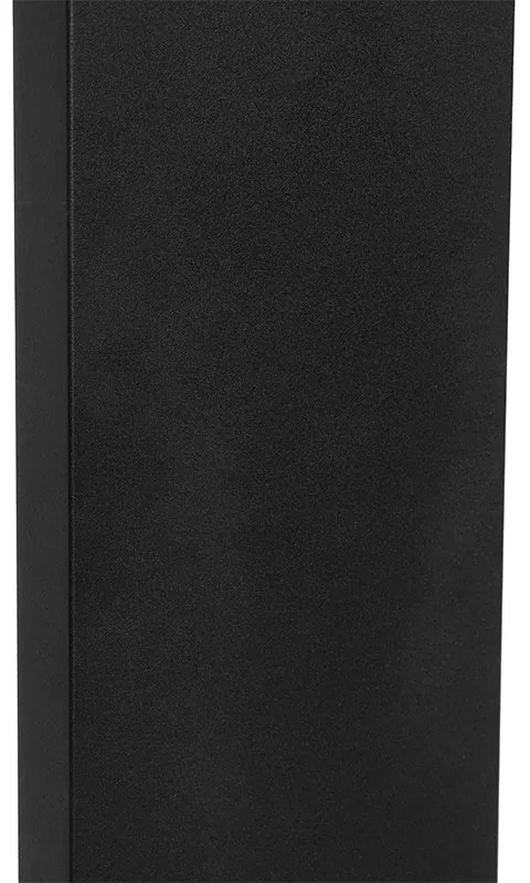 Candeeiro de pé para exterior industrial preto IP44 - Femke Industrial