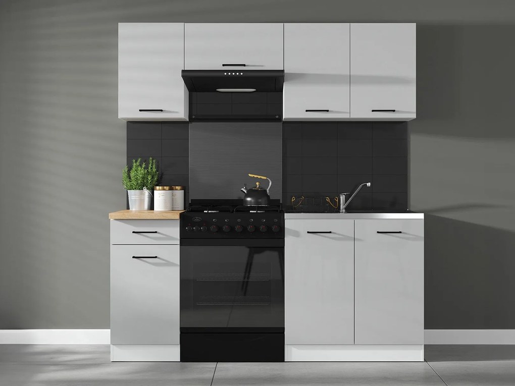 Conjunto de cozinha modular Line Grey 118