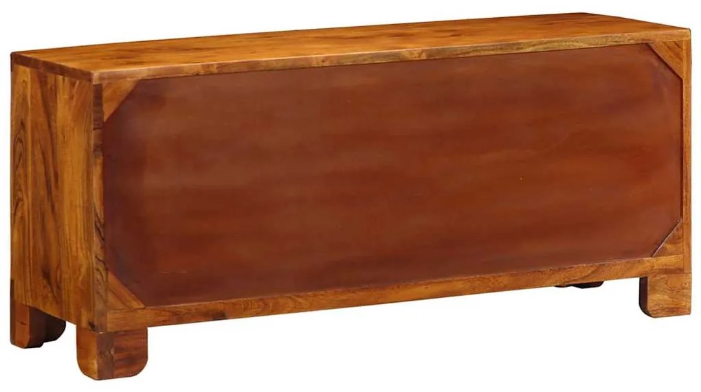 Banco de Hall 100x35x45 cm Madeira Maciça de Acácia