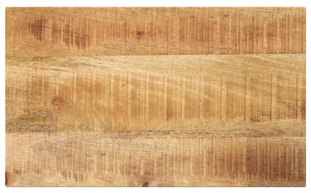vidaXL Tampo de mesa retangular 40x30x3,8 cm mangueira áspera maciça