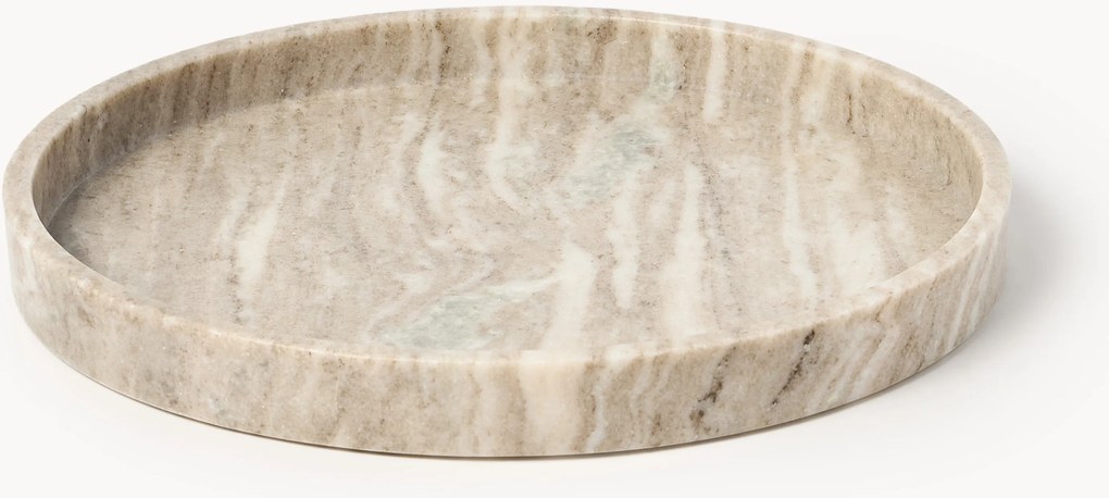 Tabuleiro decorativo em mármore Venice, Ø 35 cm