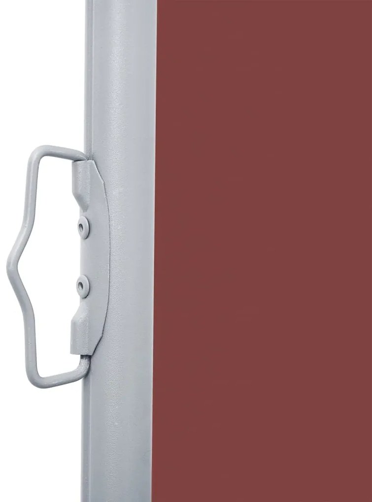 Toldo lateral retrátil 120x600 cm castanho