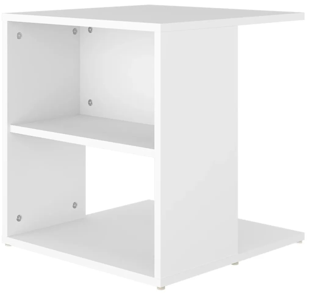 Mesa de apoio 45x45x48 cm contraplacado branco