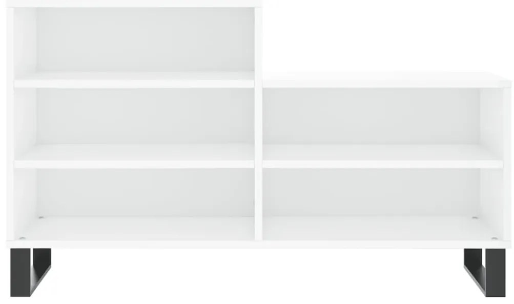 Sapateira 102x36x60 cm derivados de madeira branco brilhante