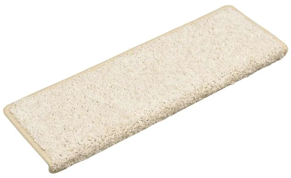 Tapetes de escadas 30 pcs 65x21x4 cm branco