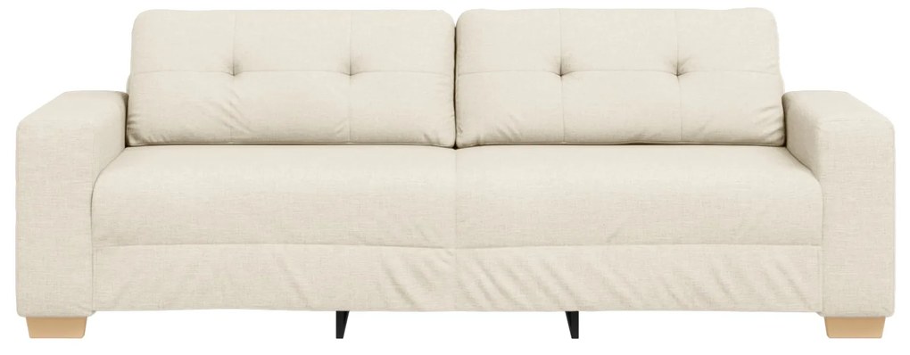 Sofá de 3 Lugares vidaXL em Linho 180 cm